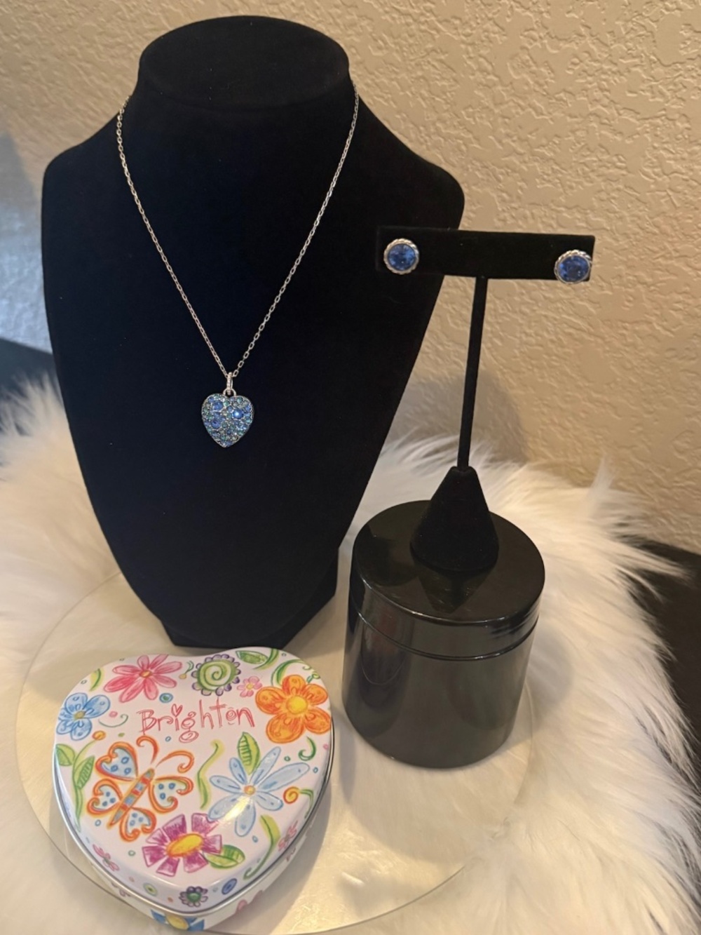 Brighton Sweet Love Necklace and Earrings NWT